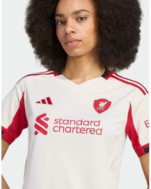 Fc Liverpool 25/26 di Adidas Originals in White