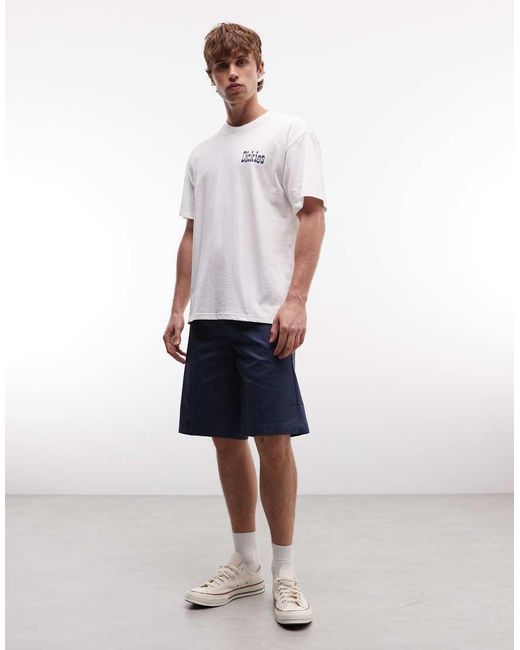 Dickies White Vernal Backprint T-shirt for men
