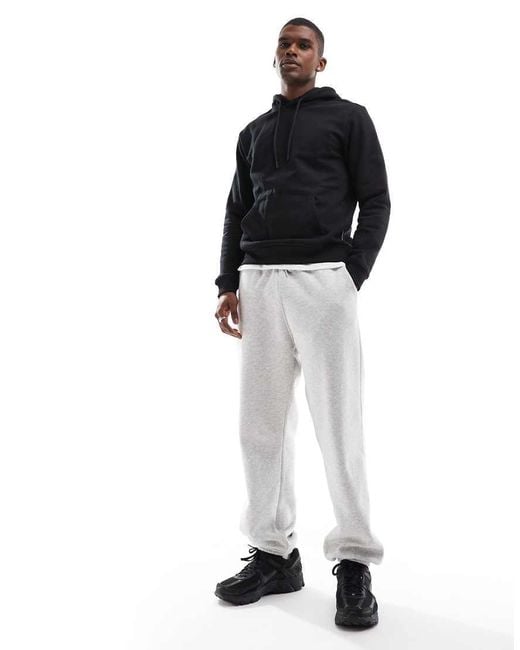 Felpa Con Cappuccio Nera di Only & Sons in Black da Uomo