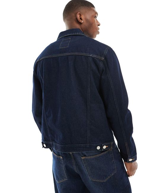 New Look Blue Denim Jacket for men