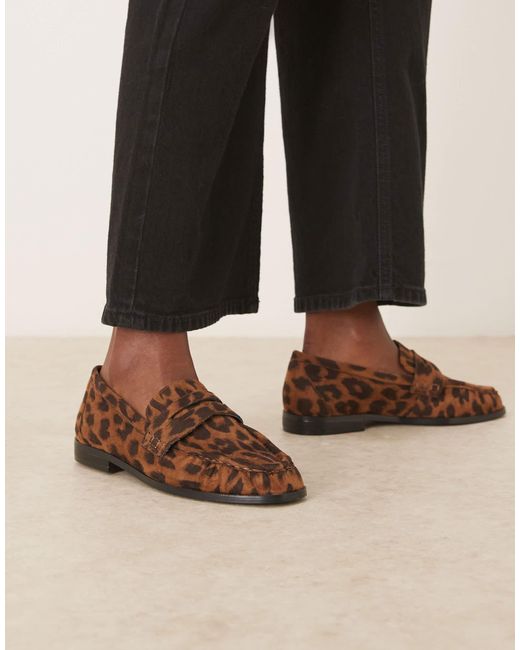 ASOS Multicolor Minnie Ruched Detail Loafer