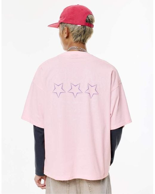 Stwd di Pull&Bear in Pink da Uomo