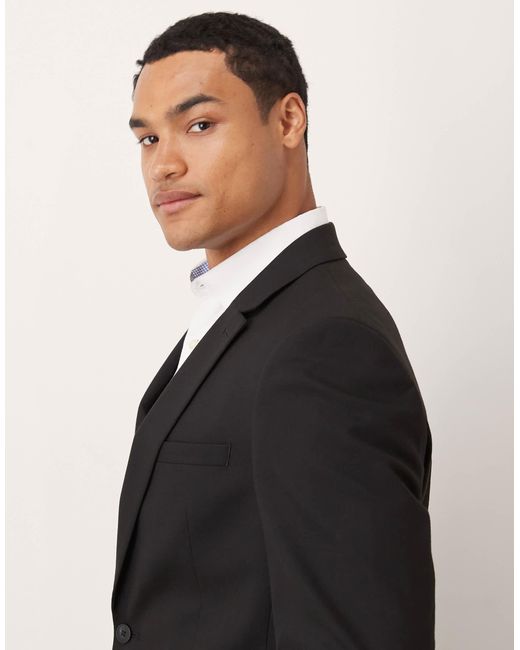ASOS Black Slim Suit Jacket for men