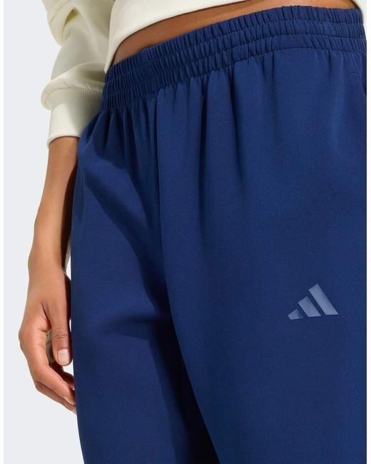 Adidas Originals Blue Stadium 3-stripes Track Pants