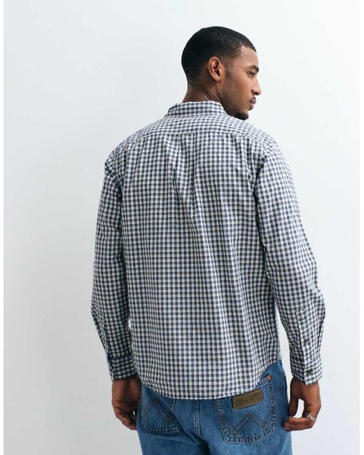 Wrangler Blue Pocket Shirt for men