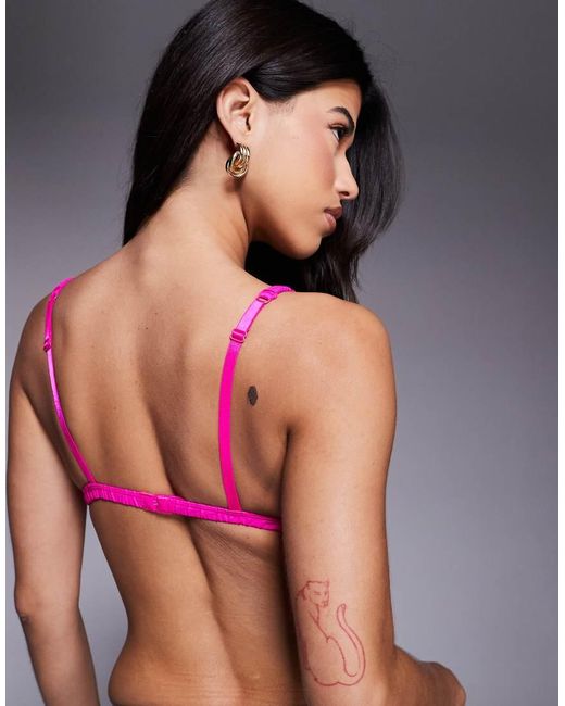Juicy Couture Purple Triangle Bralet
