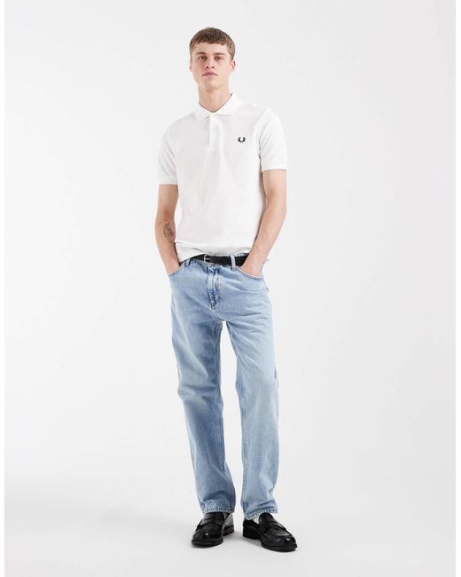 Fred Perry – basic-polohemd in White für Herren