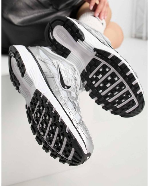 P-6000 - baskets - /argenté Nike en coloris White