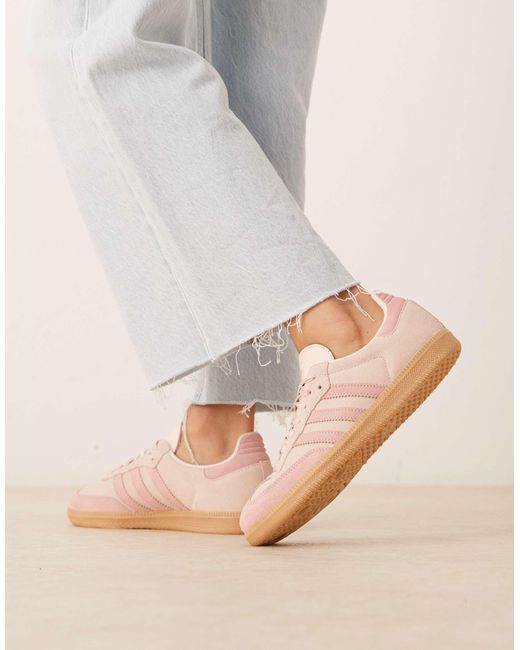 Samba og - baskets - clair Adidas Originals en coloris Pink