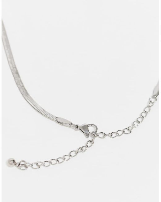Confezione Da 2 Catenine di ASOS in White da Uomo