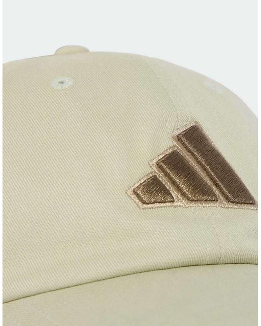 Adidas Originals Natural Dad Cap Tonal Logo