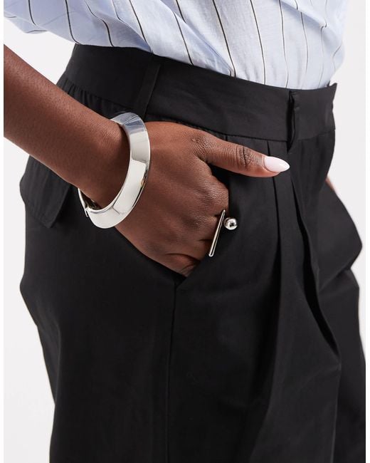 JJXX White Flared Tailored Pants