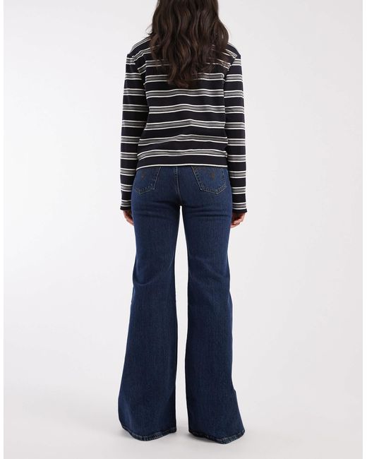 Ribcage bells - jean évasé à taille haute - moyen Levi's en coloris Blue