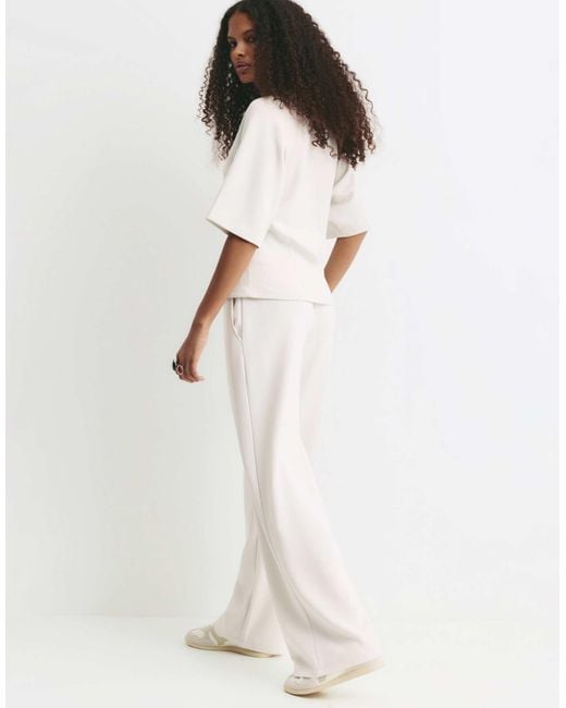 Pull&Bear White – jogginghose