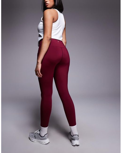 4505 Purple Curve Active Waist Snatching High Rise Gym legging