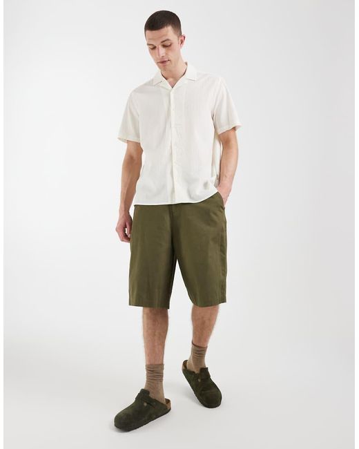Camicia Vestibilità Classica di Blend in White da Uomo