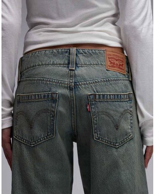 Levi's Blue Superlow Loose Denim Jeans