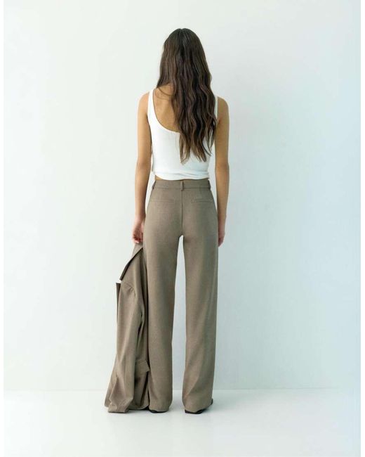 Pull&Bear Green Pants With Back Pockets