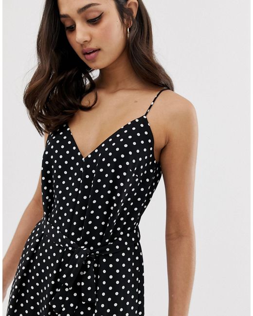 miss selfridge polka dot jumpsuit