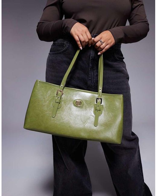 River Island Gray East West Tote Bag