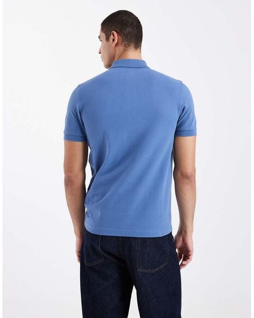 Fred Perry Blue Logo Polo Shirt for men