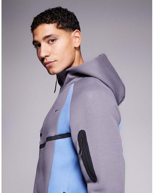 Nike Blue Tech Pro Track Jacket for men