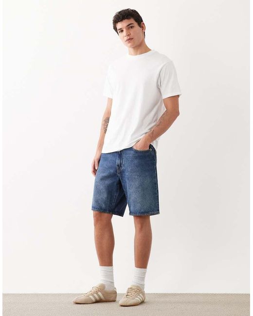 ASOS Blue Essentials 2 Pack Regular Fit T-shirts for men