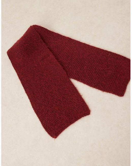 Sciarpa Bordeaux di ASOS in Red