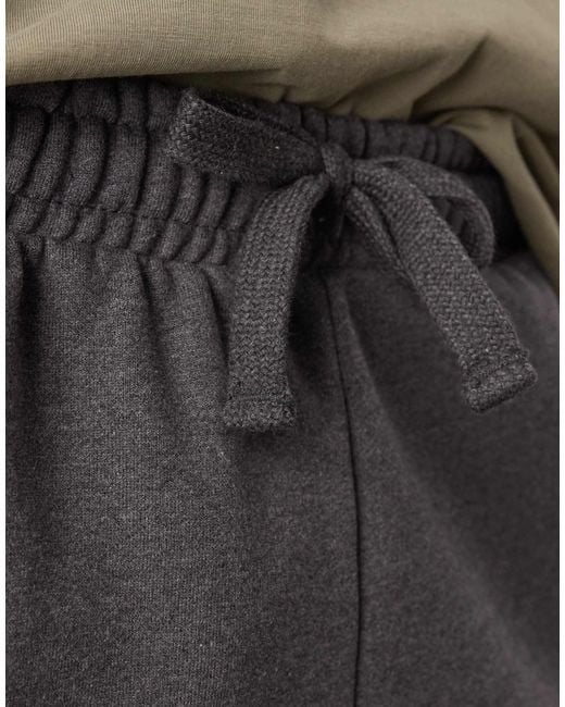 ASOS Gray Heavyweight Longer Length Shorts for men