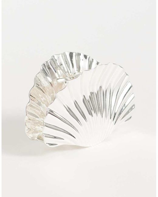 Mango Natural Shell Clutch Bag