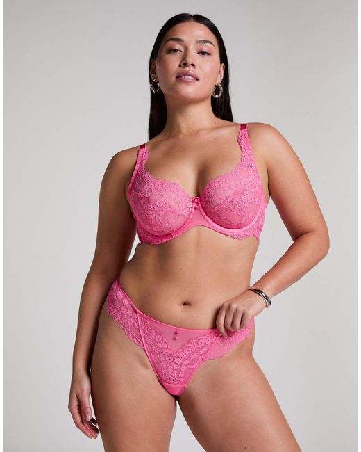 Daisy - string Hunkemöller en coloris Pink