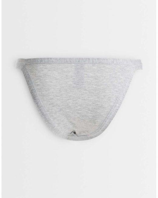 ASOS White 3 Pack 90's Tanga Brazilian