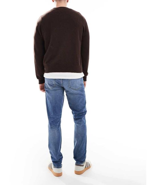 ASOS Blue Skinny Jeans for men