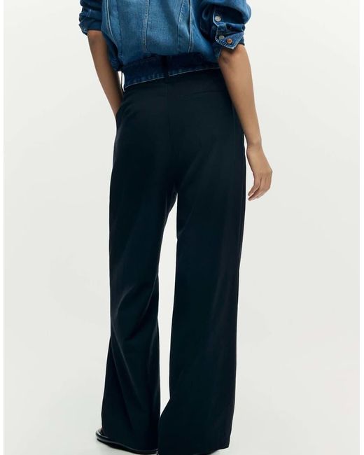 Desigual Blue Tailored Pants Combined