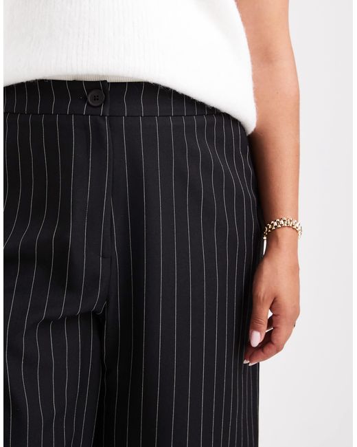 ASOS White Curve Tailored Relaxed Straight Leg Trousers