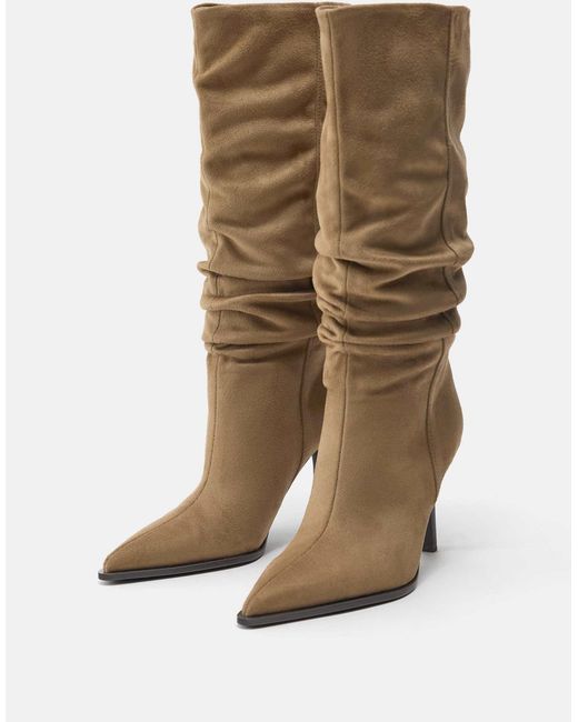 Pull&Bear Brown – stiefel