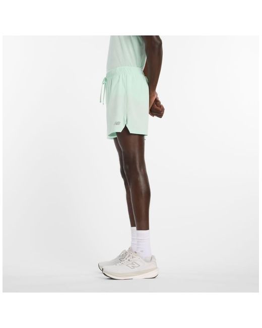 New Balance Green Rc Short 5" for men