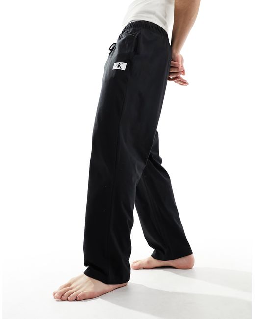 Calvin Klein Ck96 Jersey Lounge Pants in Black for Men Lyst Australia