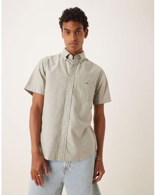 Gant Natural Slim Classic Oxford Shirt for men