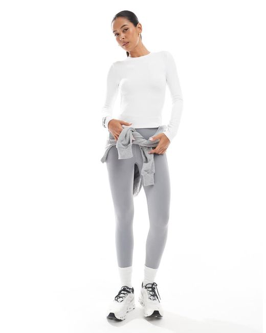 agon® White Long Sleeve Top