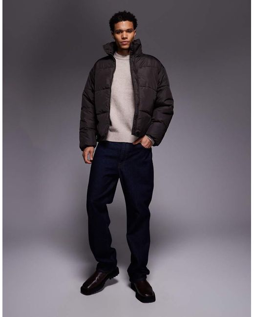 ADPT Gray Padded Puffer Jacket for men