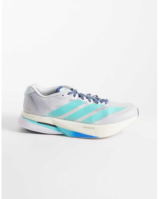 Adidas Originals Blue Adidas Running Adizero Boston 13 Trainers for men