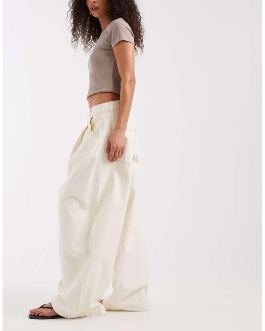 ASOS White Oversized Horseshoe