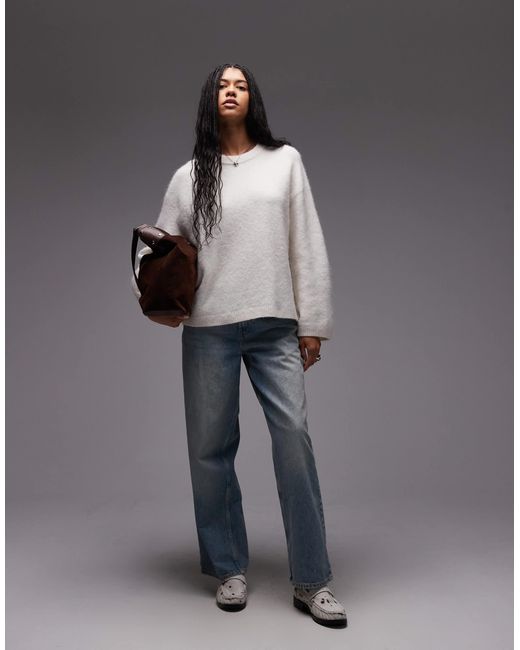 ARKET Gray Super Soft Alpaca Wool Blend Relaxed Sweater