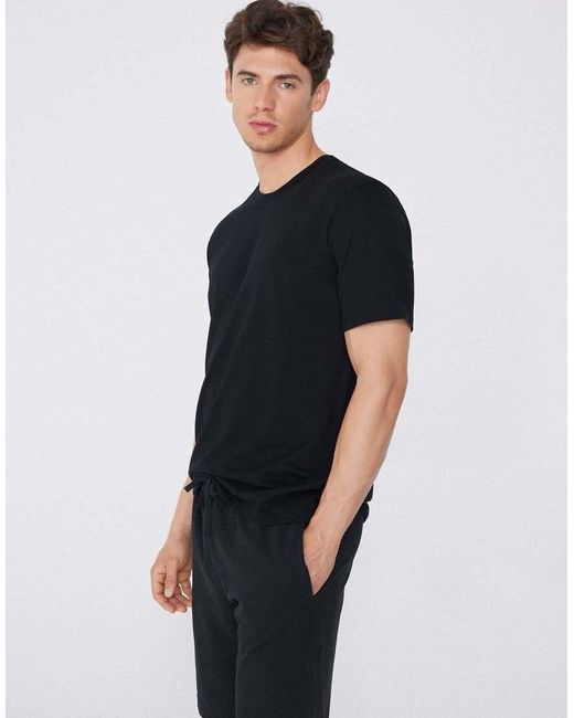 Tezenis Blue Basic Relaxed-Fit Cotton T-Shirt for men