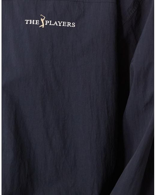 Abercrombie & Fitch Blue V Neck Motif Fleece Jumper for men
