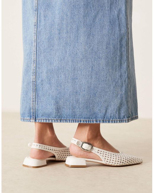 ASOS Blue Leonora Slingback Ballet