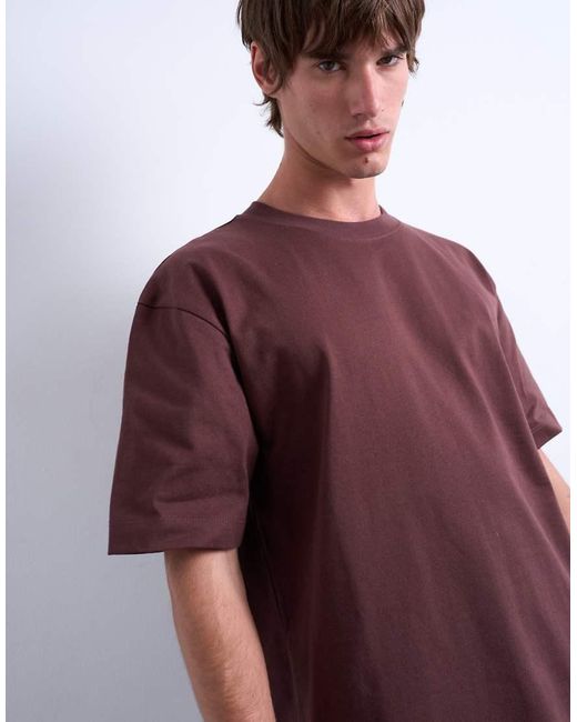 Topman Gray Toman Relaxed Fit T-Shirt for men