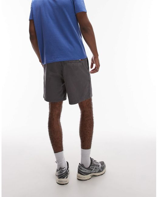 Tommy Hilfiger Blue Loose Twill Shorts for men