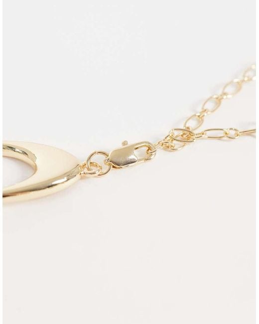 ASOS Natural Oval Chain Belt